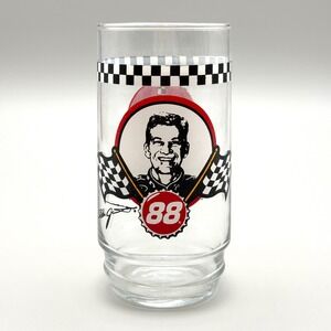 Dale Jarrett Coca-Cola Glass NASCAR 88 Misprint Collectible Drinking Cup